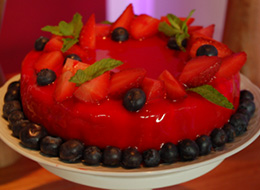 Mousse de frutillas